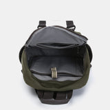 Green recycled nylon backpack
