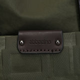 Green recycled nylon backpack