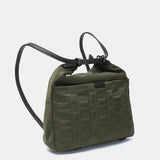 Sacchetto multifunzionale in nylon riciclato verde