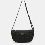 Piccolo bandolera in nylon riciclato nero