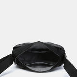 Piccolo bandolera in nylon riciclato nero
