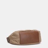 Piccolo bandolera in cammello riciclato in nylon
