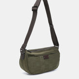 Piccolo bandolera in nylon riciclato verde