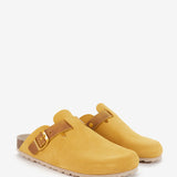 Amber suede clog