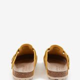Amber suede clog