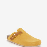 Amber suede clog
