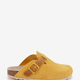 Amber suede clog