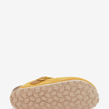 Amber suede clog