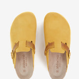 Amber suede clog