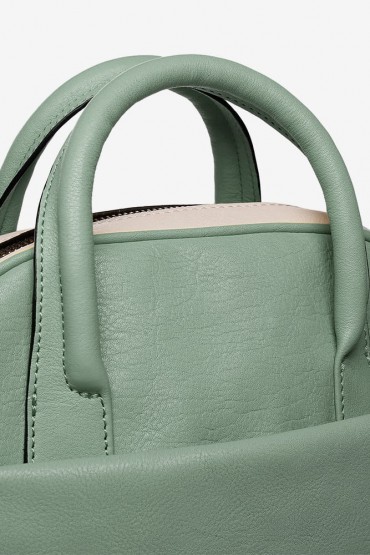 Green leather Bugatti bag