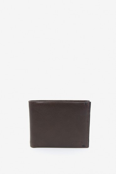 Men's brown leather wallet