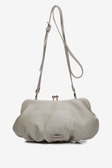 Beige bag with clasp