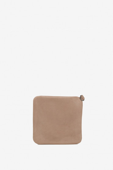 Apus women's kamel leather square coin purse