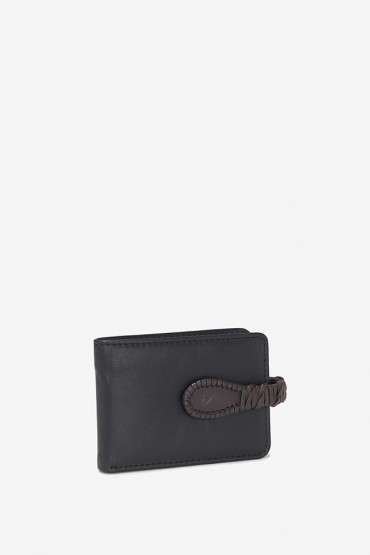 Ochropus women's black leather card holder