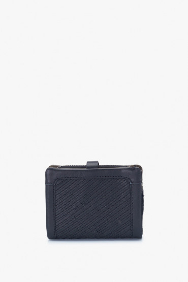 Black leather small wallet