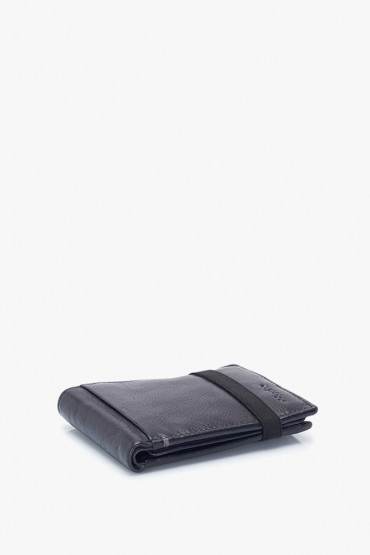 Eka men’s black leather wallet