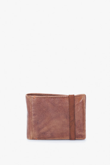 Eka men’s cognac leather wallet