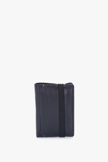 Eka men’s black leather wallet