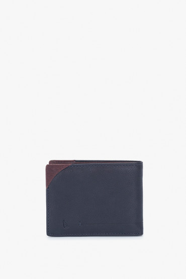 Karuna men’s blue leather wallet