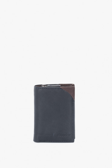 Karuna men’s blue leather wallet
