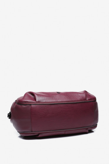 Maharishi women's burgundy bowling bag