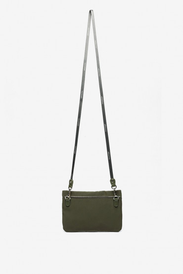 Manonasa women’s 2 in 1 green nylon shopper bag