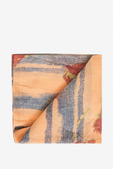 Women's lillac print woollen scarf