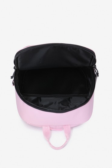 Pack mochila escolar rosa + estuche floral