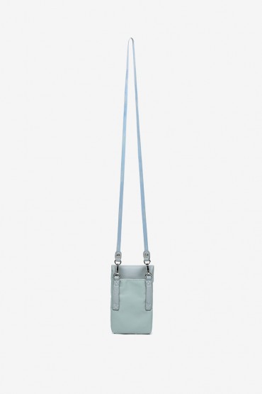 Multifunctional 2-in-1 light blue duo crossbody bag
