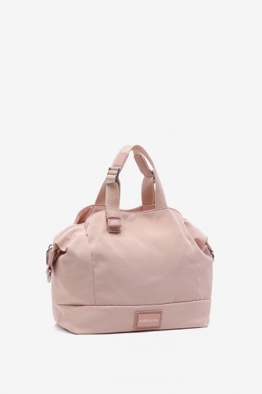 Women's pink bowling bag