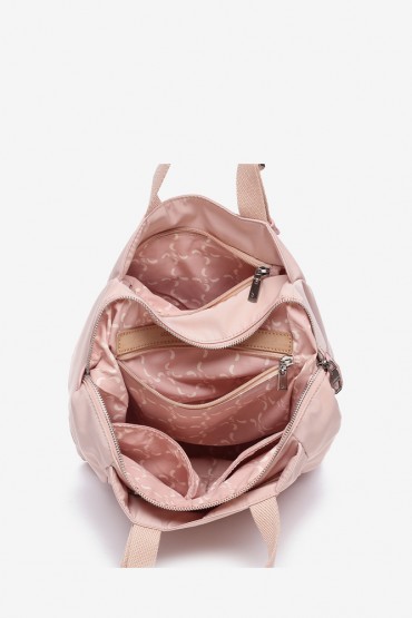 Women's pink bowling bag