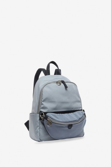 Women's blue 2 in 1 backpack