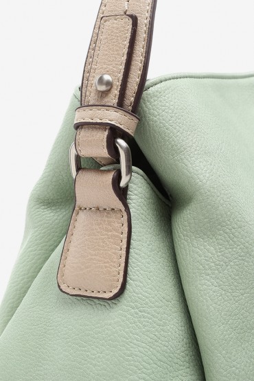 Women's green hobo bag