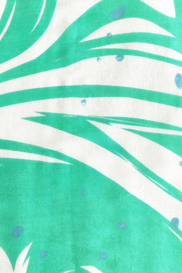 Pañuelo de mujer de viscosa con print abstracto en turquesa