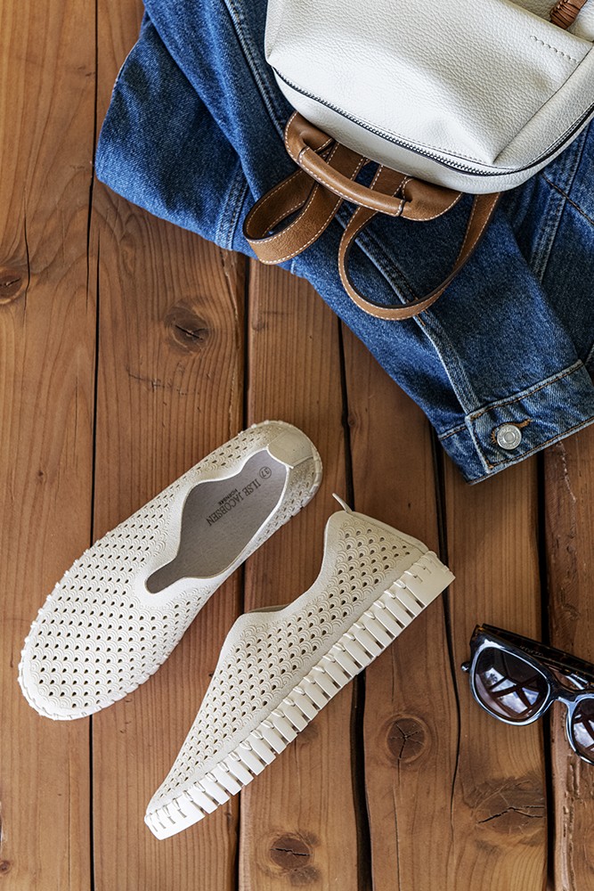 JACOBSEN zapatos planos de en beige | Abbacino