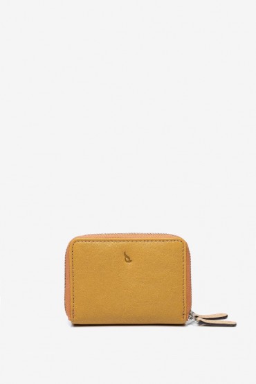 Women's small wallet in orange