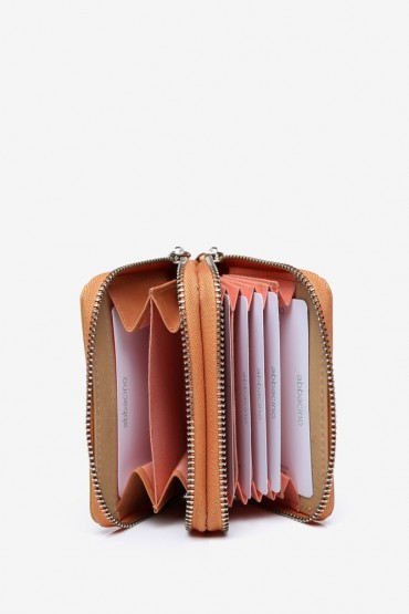 Women's small wallet in orange