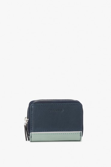 Women's small wallet in blue