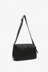 Women\'s black jacquard crossbody bag