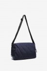 Women\'s blue jacquard crossbody bag
