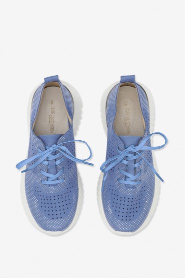ILSE JACOBSEN women's blue sneakers