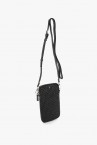 Women\'s green leather mini phone bag