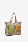 Women\'s nylon kamel shopper bag