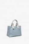 Women\'s blue shopper bag