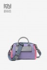Women\'s crossbody bag in lavender recycled fabrics