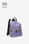 Women\'s backpack in lavender recycled fabrics