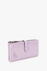 Women\'s medium lavender leather wallet