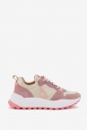 Women\'s runner style sneakers in pink