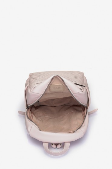 Medium women's pale pink backpack
