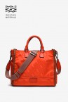 Bolso shopper en materiales reciclados naranja